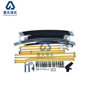 CAT308  rock breaker pipe line welding type hydraulic line 