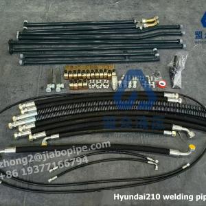 Hyundai R210 hydraulic breaker line