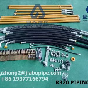 Hyundai R320 excavator breaker piping