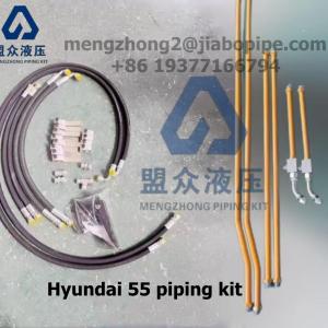 Hyundai R55 hydraulic breaker piping