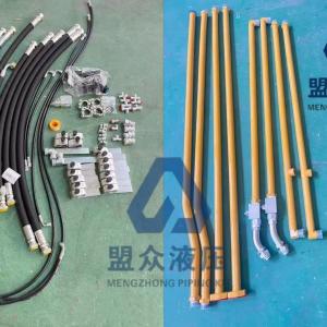 Sany 215 Welding Type Excavator Auxiliary Piping Kits Hydraulic Line